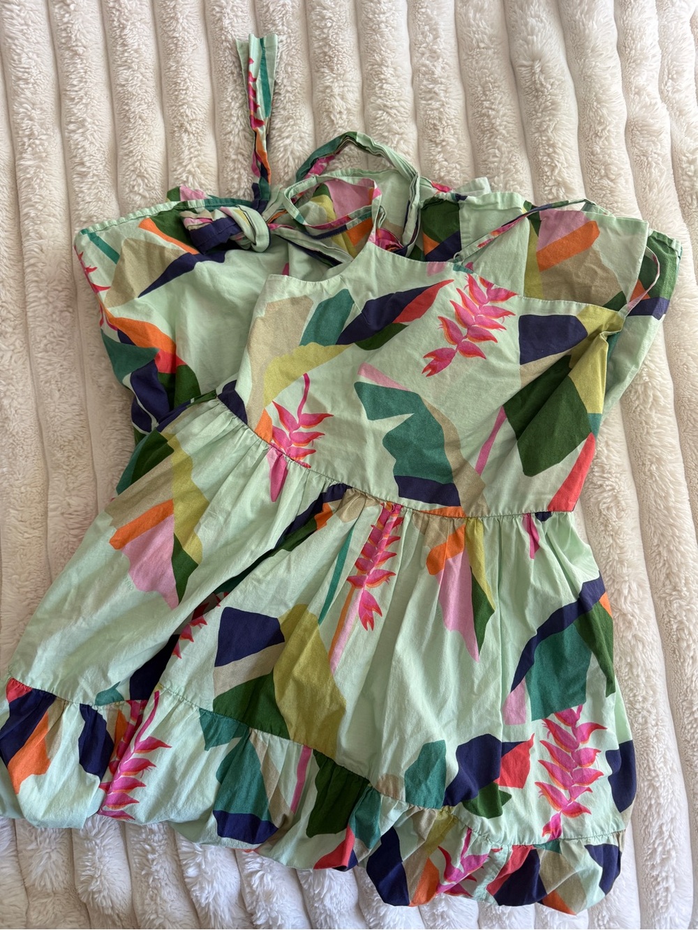 FARM Rio Multicolor Tropical Print Spaghetti-Strap Midi Dress - Picture 5 of 8